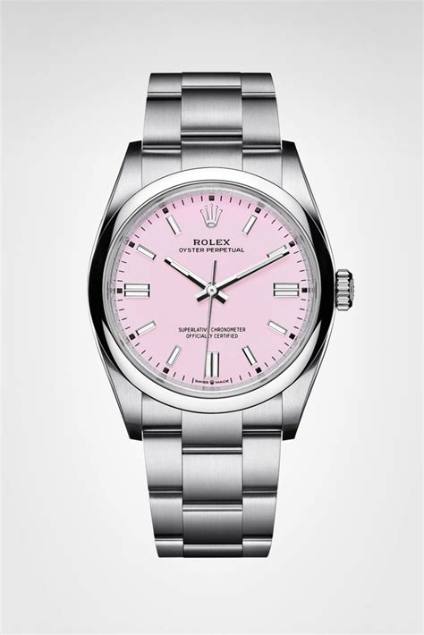 rolex oyster perpetual 36 candy pink dial|rolex day date 128238.